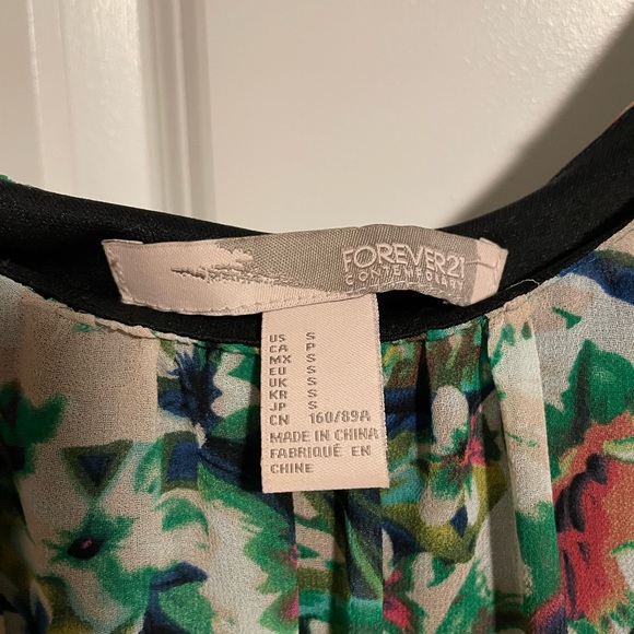 Green floral maxi dress - Picture 3 of 4